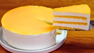 TORTA FREDDA Yogurt e Arancia Fatta in casa come in Pasticceria!