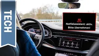 Notfallassistent im Audi Q8 im Test: (Sehr) kräftiges Eingreifen, Nothalt und eCall ausprobiert