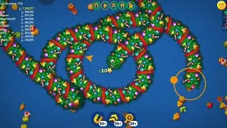 🎁 Christmas Tree Worm Surprise! | Worm Zone🎄🎅, Task Completed 50 Bonuses in 2 Minutes 54 Seconds. 