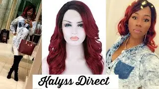 UNBOXING & REVIEW | AFFORDABLE KALYSS LACE FRONT OMBR&Eacute; WIG 😍