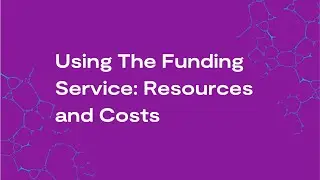 The Funding Service: Resources and Costs information for grant applications (corrected)