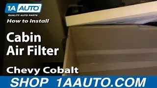 How to Replace Cabin Air Filter 05-10 Chevy Cobalt