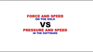 PRESSURE AND SPEED IN THE SOFTWARE VS ON THE SOLO ITSELF IN STARCRAFT CREATE