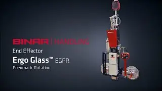 Ergo-Glass Pneumatic Rotation end effector | Binar Handling