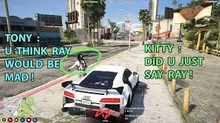 Tony Cracks Joke On Kitty By Calling Ray Name ! | NoPixel 3.5 GTA RP