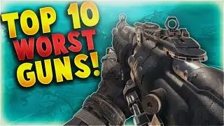 TOP 10 WORST GUNS IN CALL OF DUTY ZOMBIES! (WORST GUNS IN WaW-BO3 ZOMBIES!)