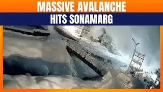 Sonamarg Avalanche Triggers Panic in J&K, No Casualties Reported | CCTV Visuals | News9