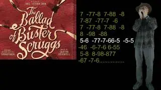 n&ordm; 794  The Ballad Of Buster Scruggs - tabl.arm.diat.( Bb )mundharm&oacute;nica