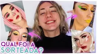 FIZ UMA MAKE DE FRUTA! DEU BOM?? | NICOLE LOUISE