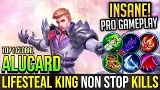 UNSTOPPABLE CARRY!| Alucard Best Build & Gameplay | Top 1 Global Alucard | Mobile Legends