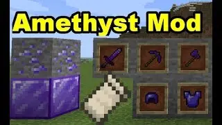 Amethyst Mod for Fabric Minecraft 1.14 Demonstration and Review