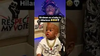 Birdman as a baby is Hilarious 🤣🤣🤣💀 #birdman #cashmoney #thebreakfastclub #viral #reaction