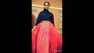 Lockdown skirt | revamp saree into Long Skirt | nandni guru | no sewing | no cutting