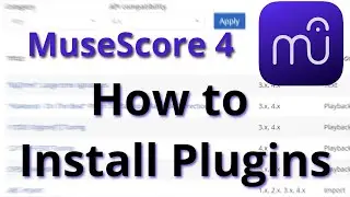 Как установить плагины в MuseScore 4