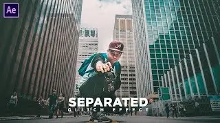 Separated Glitch Effect in After Effects Tutorial | JR Alli | Creative Majeeb