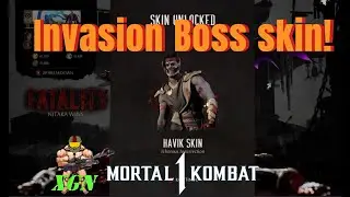 Mortal Kombat 1 how to unlock Havik Invasion Boss skin! Season 2