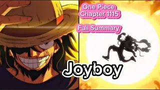 One Piece Manga Chapter 1115 - Full Summary - More Hype More History - #joyboy #vegapunk #luffygear5