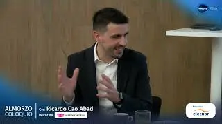 Almorzo-coloquio co Reitor da Universidade da Coru&ntilde;a, Ricardo Cao Abad