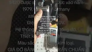 M&aacute;y cạo r&acirc;u điện Braun Micron Plus/Micron 1000,  type. 5420 năm 1979. made in Germany zalo0346960553