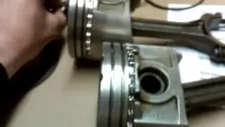 How to rebuild an engine = how to replace piston rings,rod bearings, tap in a piston