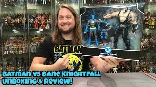 Batman vs Bane Knightfall McFarlane Toys Unboxing & Review!