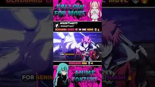 Benimaru ended it in one move 💀🔥 | Tensura Edit | Rimuru shorts