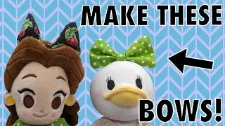 How to Make a Bow Headband (Two Shapes) for Your Disney nuiMOs! | disneynuimosdiy
