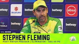 Stephen Fleming, Joburg Super Kings | PRvJSK Eliminator Post-match presser | Betway SA20