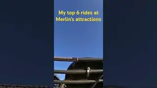 My top 6 rides at Merlin attractions #themepark  #chessingtonworldofadventures #rollercoaster
