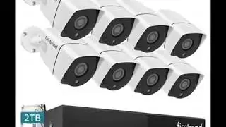 2019 Newest-Firstrend 8 Channel 5MP Super HD NVR POE Home Security Camera System with 8pcs