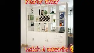 divider design this creatively built cabinet will definitely enhance the beauty of your space.