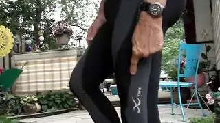 CW-X Performx Tights and Asics Wrestling Shoes *