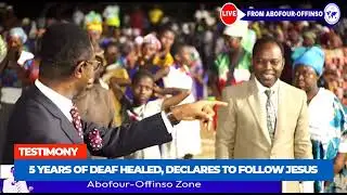 INSTANT MIRACULOUS TESTIMONY AT OFFINSO ABOFOUR HEALING AND REVIVAL CRUSADE PART 1 with Aps.Davidson