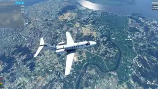 Microsoft Flight Simulator, Seoul to North Korean border