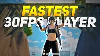 FASTEST 30FPS PLAYER⚡| LOW END DEVICE 🤯 | BGMI MONTAGE | 3GB RAM