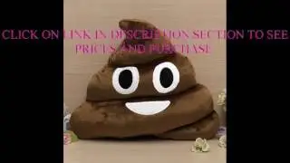 Large Emoji Pillow Poop Poo 13 inch Big Brown Size Emoji Emoticon Wholesale LOTS