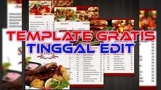 Free Download Template Brosur Menu Makanan Desain Keren