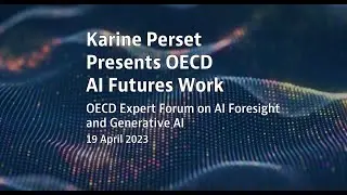 Karine Perset presents OECD's new AI Futures Expert Group at OECD.AI Expert Forum
