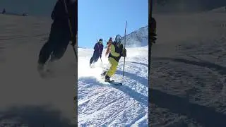 FEO Hintertux 2026, Telemark no poles, old lurk sking style!