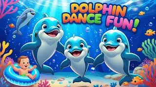 Zip Zap Zoo 🐬 | Baby Dolphin Dance & Fun Song for Kids | Learning with Rhymes & Giggles