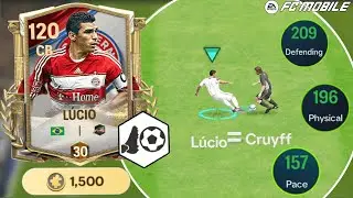 115 OVR Lucio 💫- MOST AGGRESSIVE CB 🤯 FC Mobile Lucio Glorious Eras Review