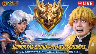 🛑 LIVE | DAY-26 | MLBB NEED TO UPDATE MY ACCOUNT 😫 Faahhh  SUPPORT FOR WATCH HOURS