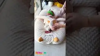 How Do I Keep My Baby Comfortable After Feeding? Use the Baby Anti-Spit Milk Slope Pillow!#Shorts