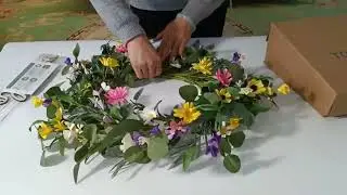 TOKCARE Spring Wreaths for Front Door