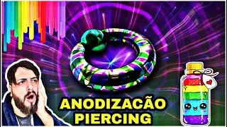 🌈 PIERCINGS INCRIVELMENTE COLORIDOS, COMO CRIAR ? - ANODIZAÇÃO
