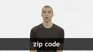 How to pronounce ZIP CODE in American English