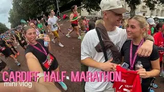 Cardiff half marathon | mini vlog