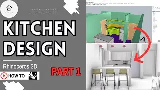 Basic Kitchen Design (Rhinoceros 3D) Part 1
