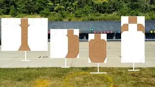 USPSA Targets with No Shoots - 3 Second Par Time - Dry Fire Training 