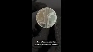1 oz Western Warrior Divisible Silver Round